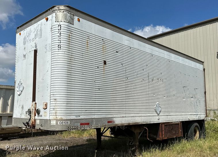 image for item NX9707 1972 Lufkin TFV-1P  dry van trailer