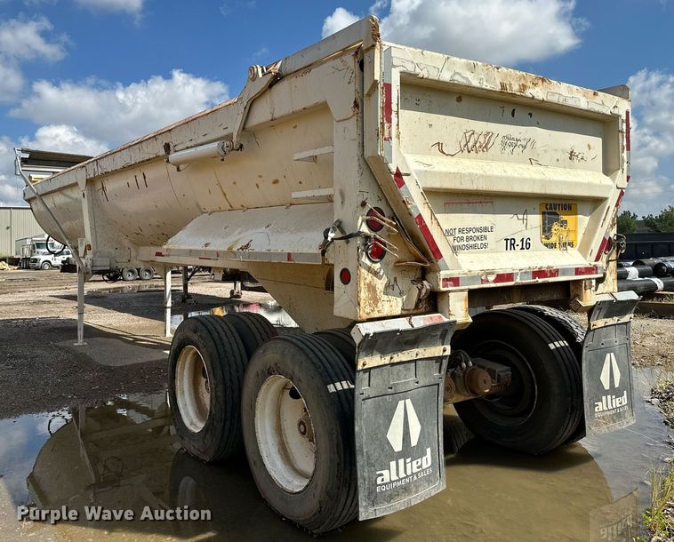 image for item NX9709 2001 CPS  end dump trailer