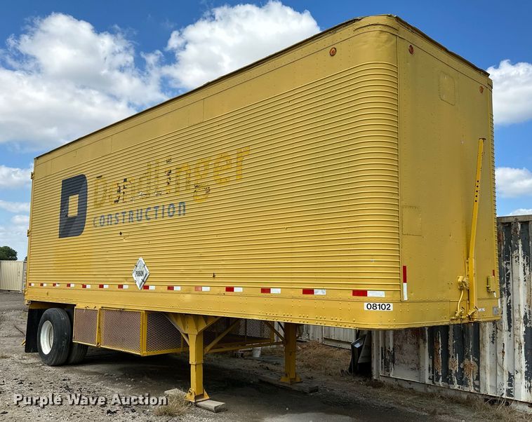 image for item NX9712 1972 Lufkin TFV-1P  dry van trailer