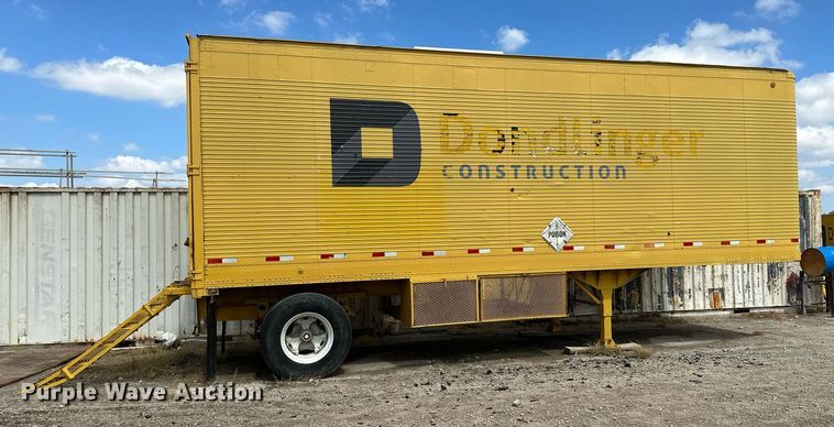 image for item NX9712 1972 Lufkin TFV-1P  dry van trailer