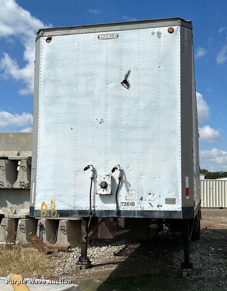 image for item NX9713 1972 Pike  dry van trailer