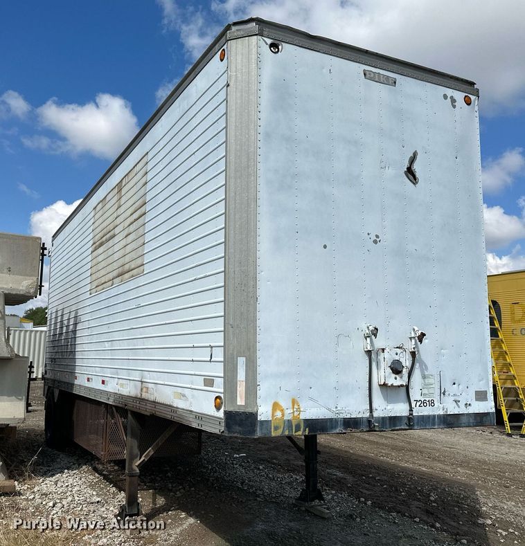 image for item NX9713 1972 Pike  dry van trailer