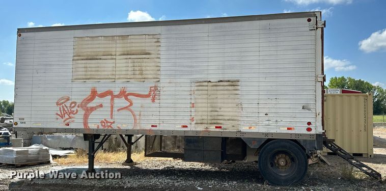 image for item NX9713 1972 Pike  dry van trailer