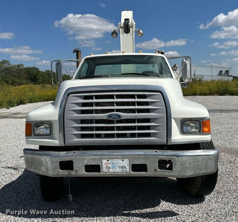 image for item NX9715 1998 Ford F8000  crane truck
