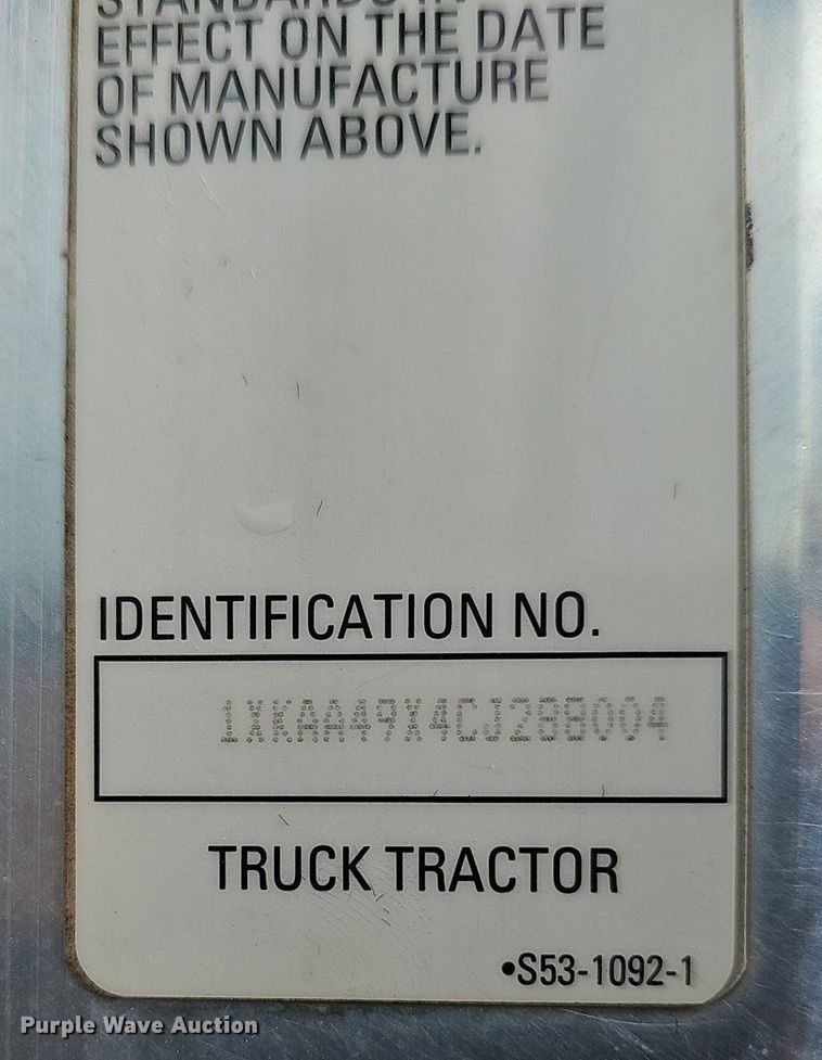 image for item OG9443 2012 Kenworth T660  semi truck