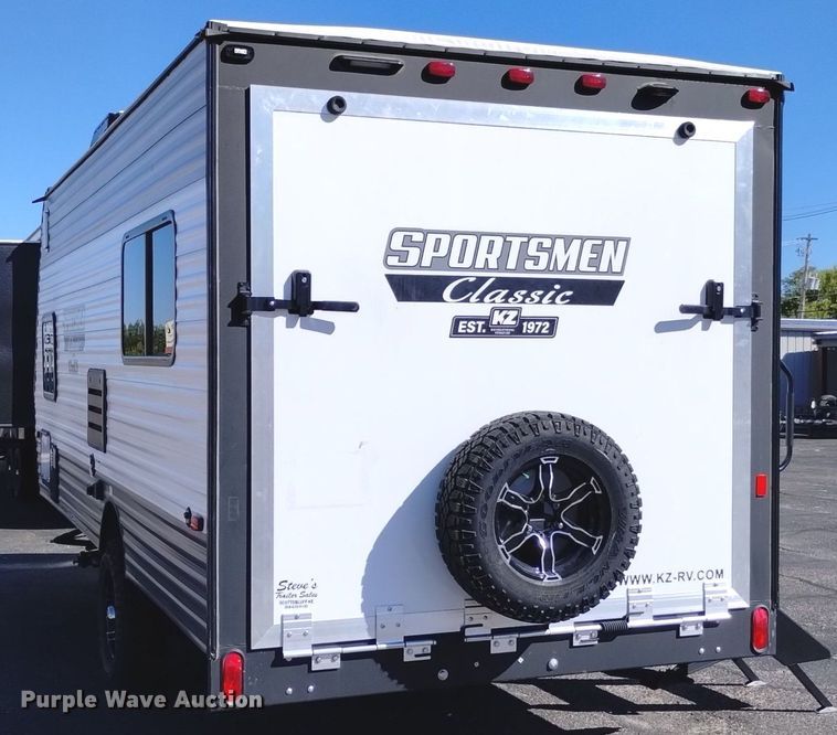 image for item DK8822 2022 KZ Sportsman Classic toy hauler camper