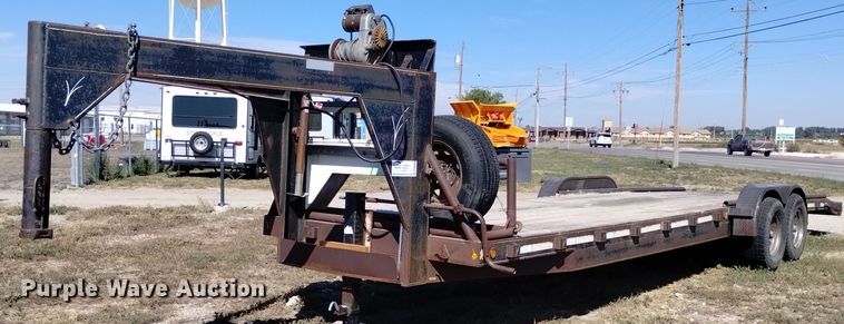 image for item DK8829 1980 Shop built shopbuilt equipment trailer