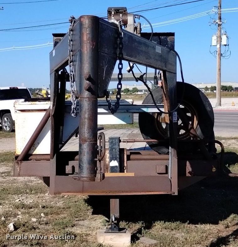 image for item DK8829 1980 Shop built shopbuilt equipment trailer