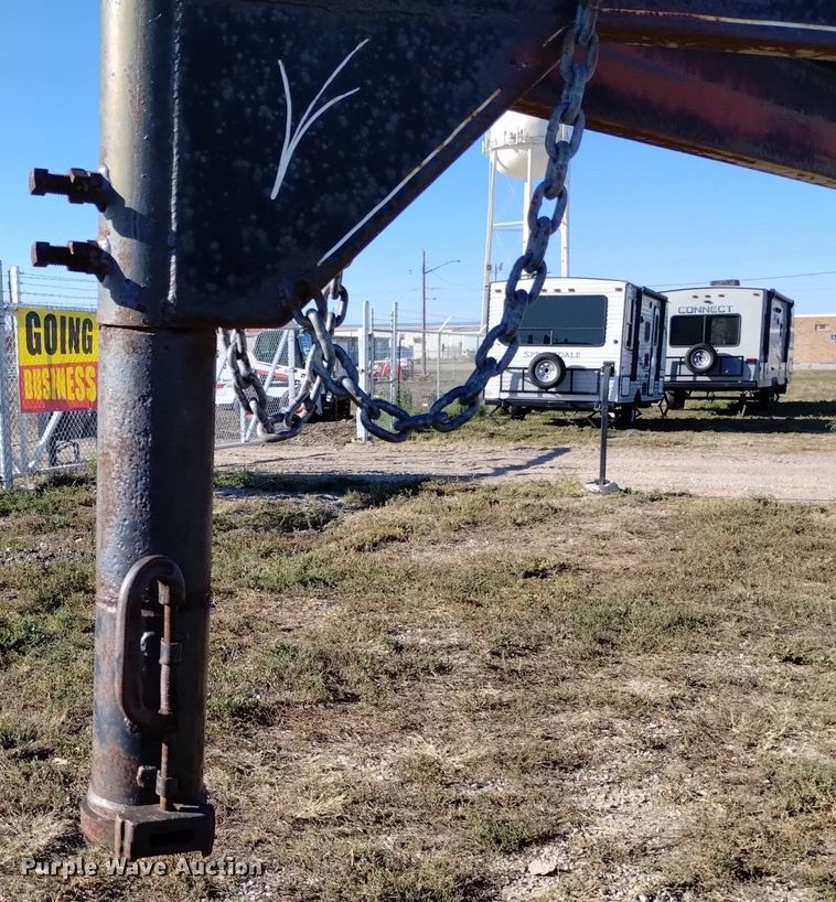 image for item DK8829 1980 Shop built shopbuilt equipment trailer