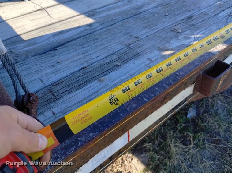 image for item DK8829 1980 Shop built shopbuilt equipment trailer