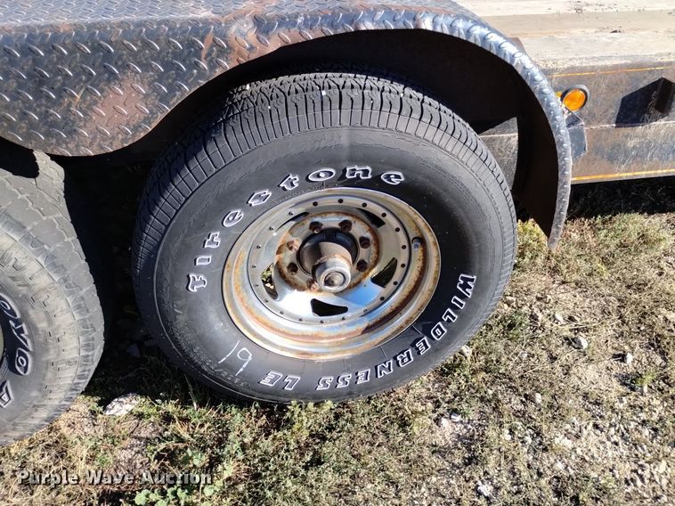 image for item DK8829 1980 Shop built shopbuilt equipment trailer