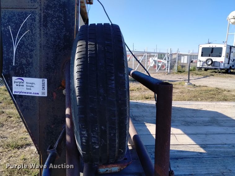 image for item DK8829 1980 Shop built shopbuilt equipment trailer