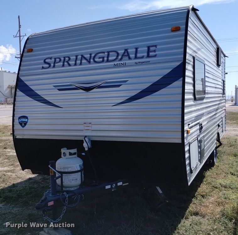 image for item DK8837 2020 Keystone Springdale Mini camper
