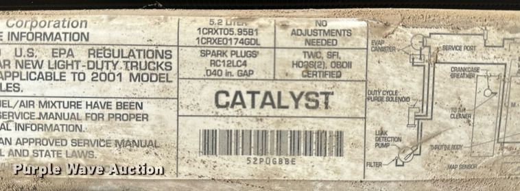 image for item DM2624 2001 Dodge Ram 1500