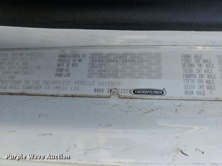 image for item DN8736 2007 Freightliner Business Class M2  box truck