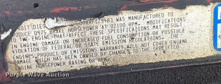 image for item DP2062 1989 Federal Motors  ladder fire truck