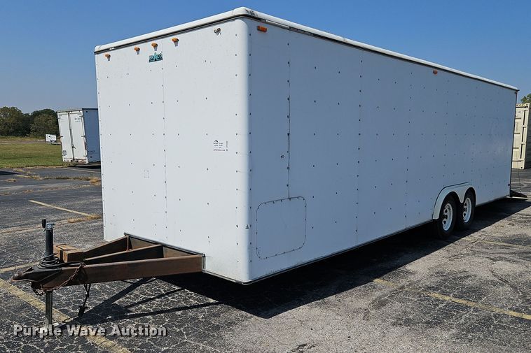 image for item DP2396 1989 Grantson Trailers  enclosed cargo trailer