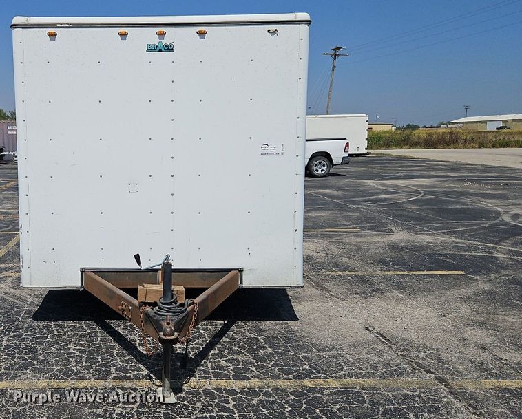 image for item DP2396 1989 Grantson Trailers  enclosed cargo trailer