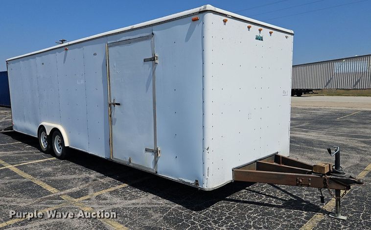 image for item DP2396 1989 Grantson Trailers  enclosed cargo trailer