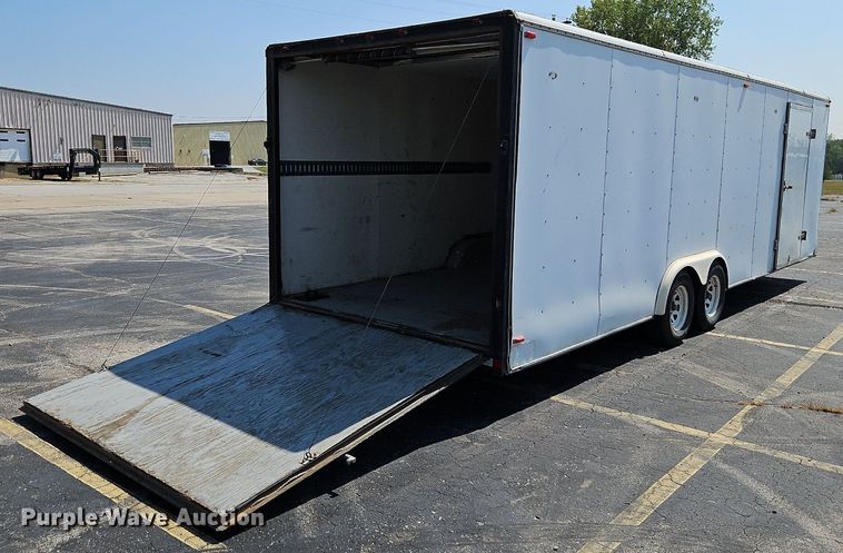 image for item DP2396 1989 Grantson Trailers  enclosed cargo trailer