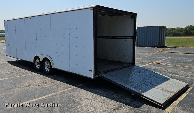 image for item DP2396 1989 Grantson Trailers  enclosed cargo trailer