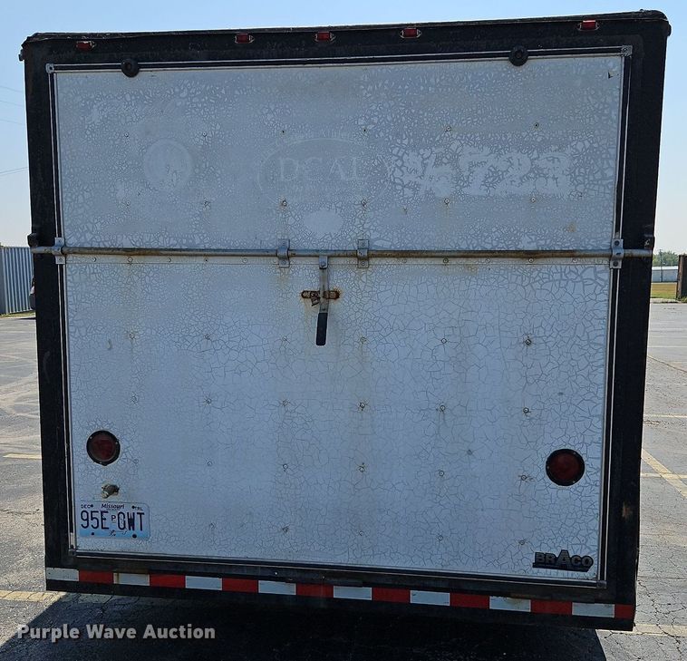image for item DP2396 1989 Grantson Trailers  enclosed cargo trailer