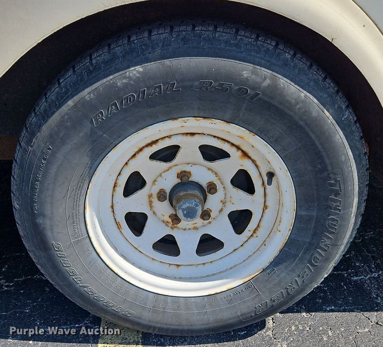 image for item DP2396 1989 Grantson Trailers  enclosed cargo trailer