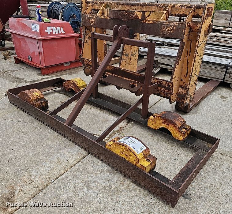 image for item DQ0217 Shop built  84"W drag harrow