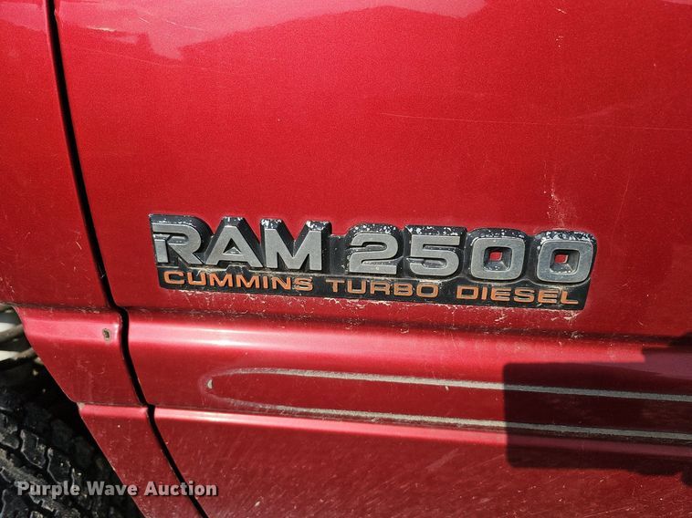 image for item DQ0327 1998 Dodge Ram 2500  Quad Cab pickup truck