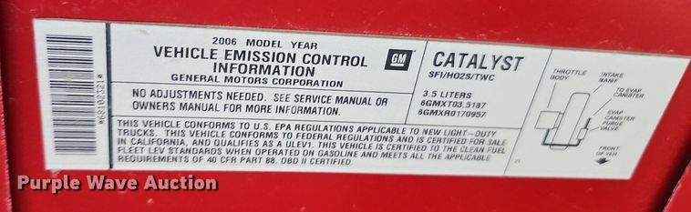 image for item DQ1164 2006 Hummer H3  SUV