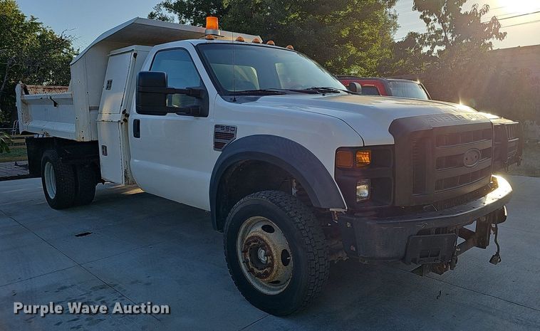 image for item DQ1165 2008 Ford F550 Super Duty  dump truck