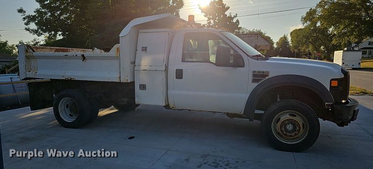 image for item DQ1165 2008 Ford F550 Super Duty  dump truck