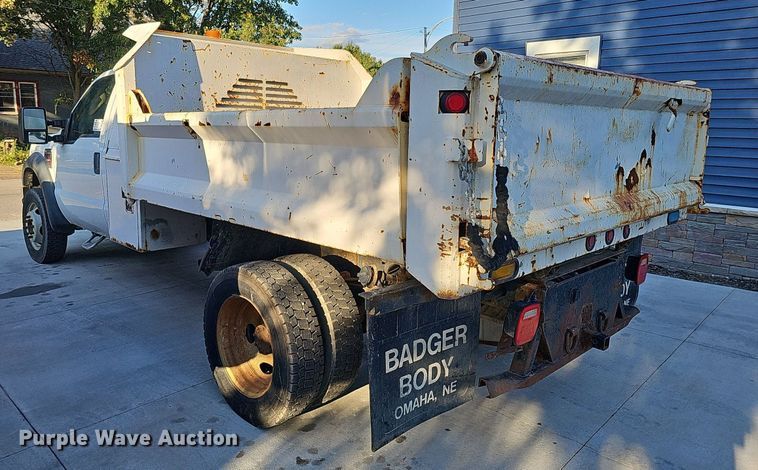 image for item DQ1165 2008 Ford F550 Super Duty  dump truck