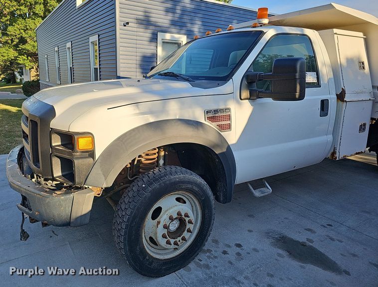 image for item DQ1165 2008 Ford F550 Super Duty  dump truck