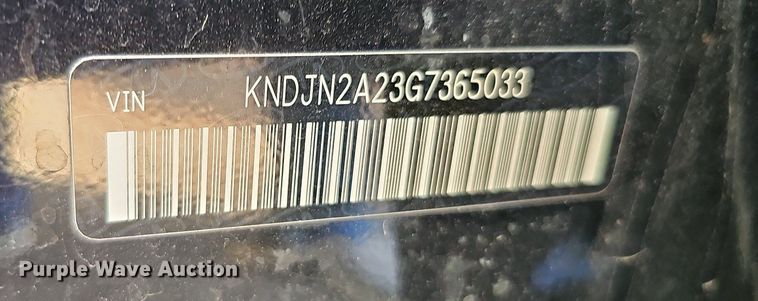 image for item DQ1197 2016 Kia Soul