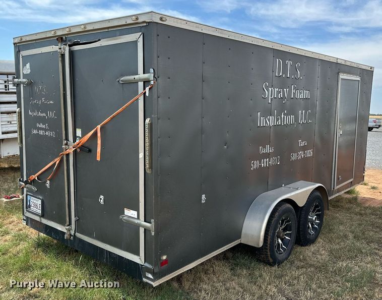image for item DQ1429 2016 Covered Wagon  enclosed cargo trailer