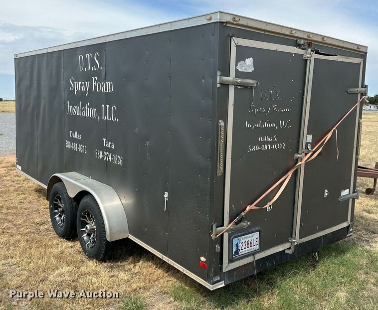 image for item DQ1429 2016 Covered Wagon  enclosed cargo trailer
