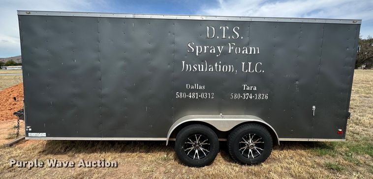 image for item DQ1429 2016 Covered Wagon  enclosed cargo trailer