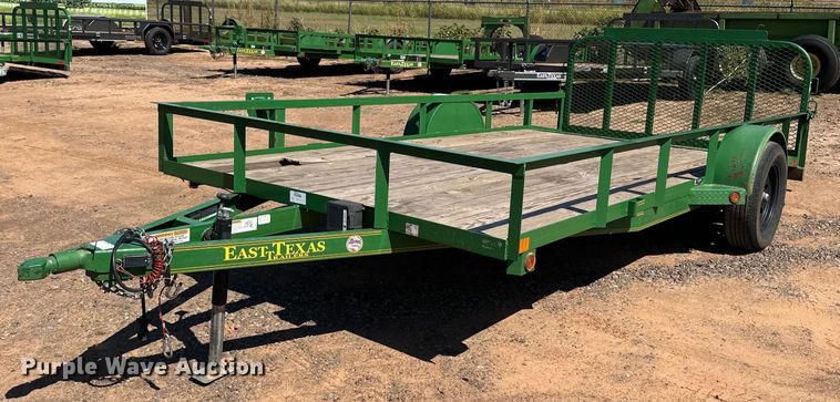 image for item DQ1437 2021 East Texas Trailers  utility trailer