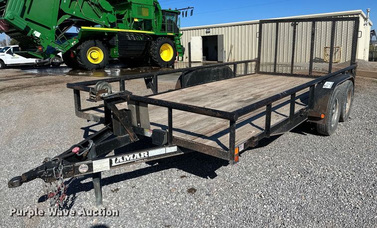 image for item DQ1450 2016 Lamar  utility trailer