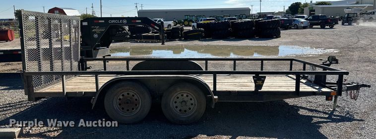 image for item DQ1450 2016 Lamar  utility trailer
