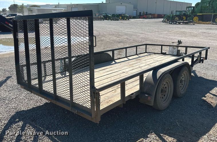 image for item DQ1450 2016 Lamar  utility trailer