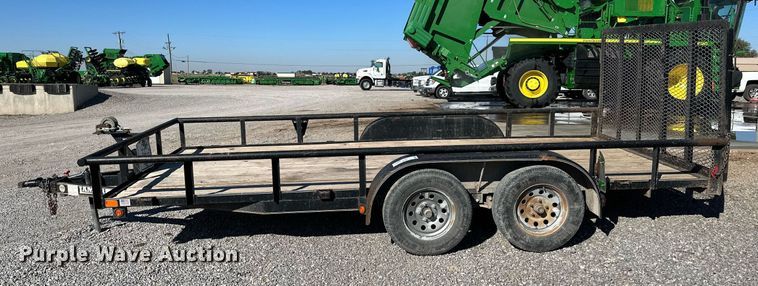 image for item DQ1450 2016 Lamar  utility trailer