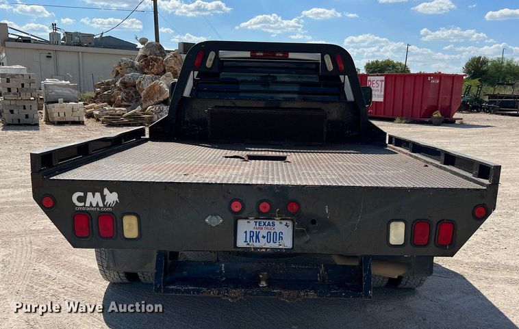 image for item DQ2215 2005 Dodge Ram 3500  Quad Cab flatbed pickup truck