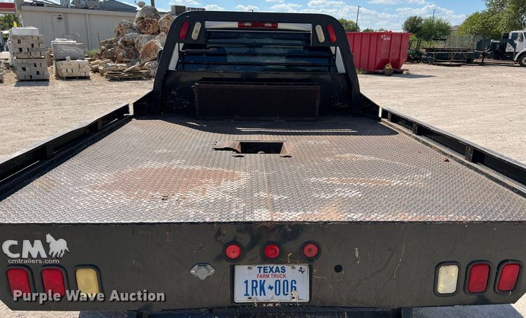 image for item DQ2215 2005 Dodge Ram 3500  Quad Cab flatbed pickup truck