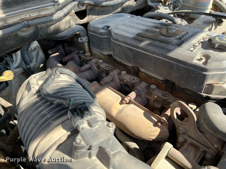 image for item DQ2215 2005 Dodge Ram 3500  Quad Cab flatbed pickup truck