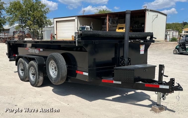 image for item DQ2216 2022 Texas Pride  dump trailer