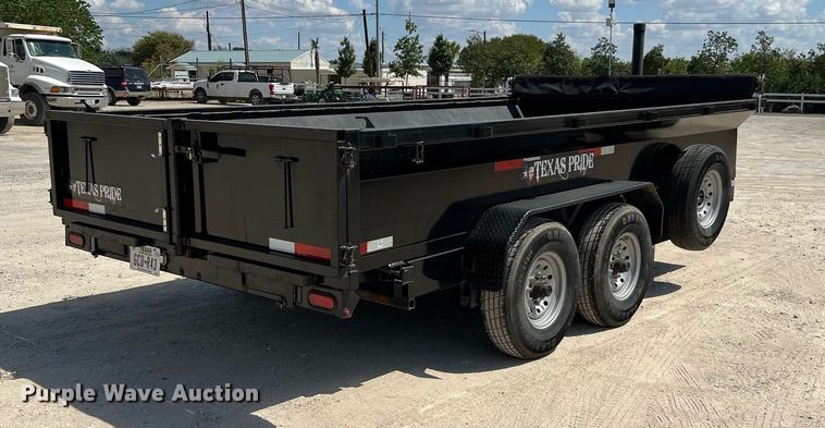 image for item DQ2216 2022 Texas Pride  dump trailer