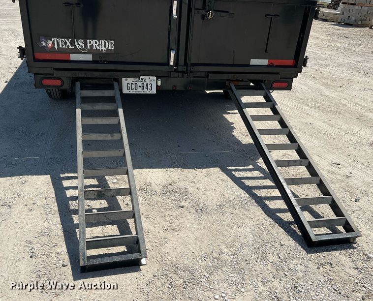 image for item DQ2216 2022 Texas Pride  dump trailer