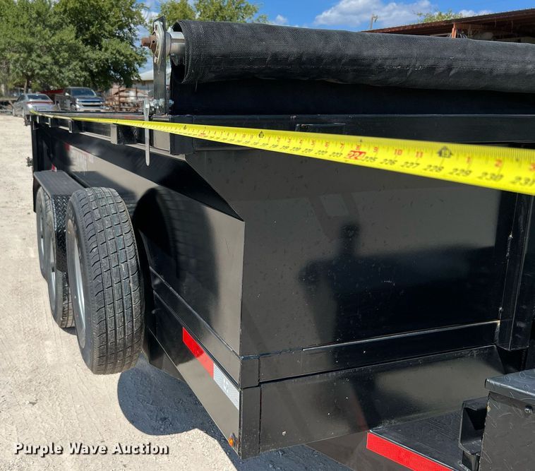 image for item DQ2216 2022 Texas Pride  dump trailer